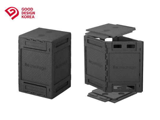 '2023 굿디자인 어워드'에서 산업통상자원부 장관상(은상)을 수상한 SK매직의 '친환경 리패키지'. SK매직 제공